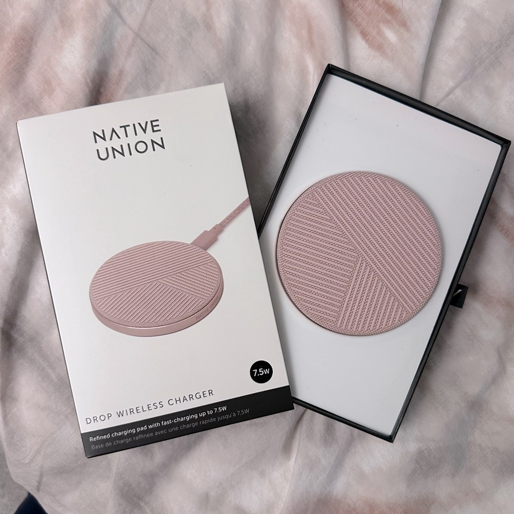 Native Union Wireless Charger Rose Gold